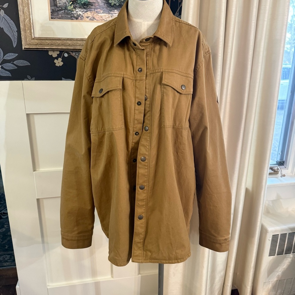 Eddie Bauer Outdoor Tan Jacket Men’s Size Large